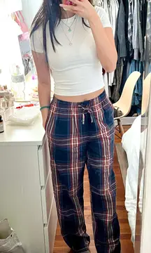 plaid stripe pj pants