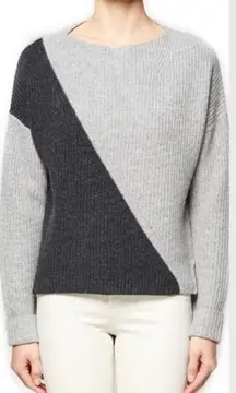Brochu Walker Miller Wool Cashmere Angora Pullover Asymmetrical Sweater Size XS