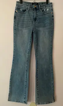 Judy Blue Medium Wash Slim Bootcut Jeans High Waisted Stretchy Women's 11 / 30