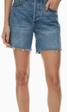 Denim Forum Aritzia The Yoko Mid thigh Short  