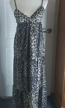 Speed Control New York Maxi Animal Print Dress Size Small Casual