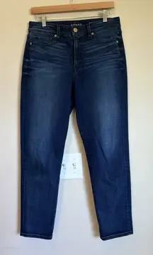 SPANX womens size 28 5 pocket boyfriend stretch high rise‎ denim jeans