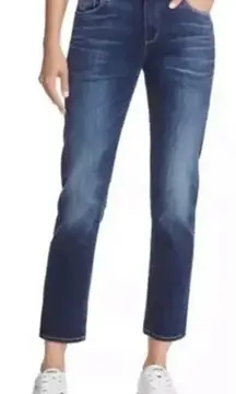 PAIGE Brigitte‎ Boyfriend Jeans Dark Blue Enchant Wash Size 27