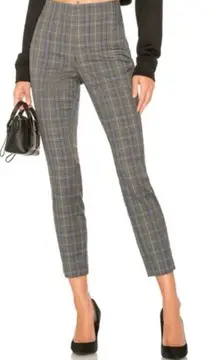 Rag and Bone Simone Gray Blue Plaid Check Print Ankle‎ Pant Size 00