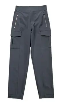 Athleta Endless High Rise Slate Blue Cargo Pant Tapered Stretch Recycled Sz 2P