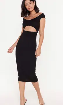 Cut Our Bandage Midi Dress