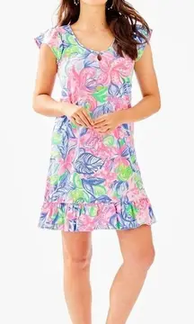Lilly Pulitzer Dress Womens XS Rejina‎ Havana Cocktail Cap Sleeve Resortwear