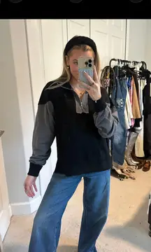 Quarter Zip Pullover Sweatshirt