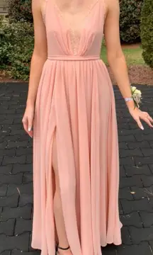 x Revolve Pink Maxi Dress