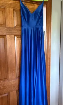 Macys royal blue prom dress