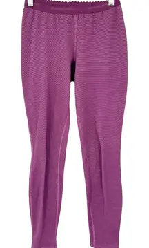 Patagonia Womens Outdoors Capilene‎ Base Layer Thermal Leggings Pants XS Purple
