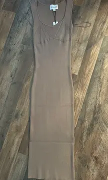 NWT Ribbed Maxi Dress