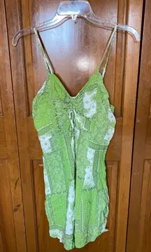 Rue 21  Green Paisley Mini Slip Dress