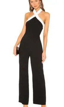 superdown Laurien Cross Front Jumpsuit in Black