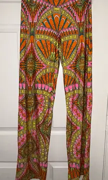 Trina Turk Pull On Boho Cover Up Lounge Pants Size M 