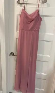 Dusty Pink Bridesmaid Dress