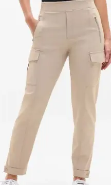 Athleta Endless High Rise Cargo Pants Women’s Size 14 Beige