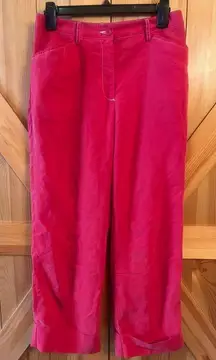 Crazy Horse Liz Claiborne Womens Pants Size 6 Red (1289)