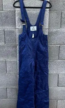 Vintage Blue SLOPE SKI by National Sportswear  Ladies Small ski bib Snowsuit