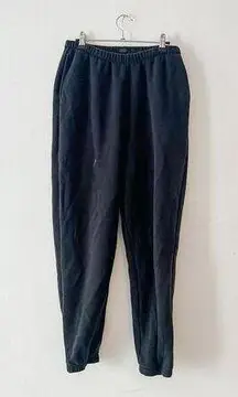 Nuuds medium classic sweatpants cotton cozy knit black womens joggers pants