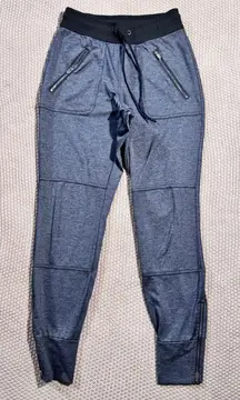 Athleta Women’s Flux Street Jogger Pants‎ Gray Zip Pockets Drawstring Sz 2XS