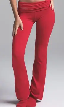 SKIMS Foldover Pants in Red Size Small