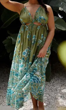 Anthropologie Cutout Maxi Dress