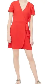 NWT J. Crew Textured Knit Wrap Dress Size XXS Feminine Beachy‎ Casual