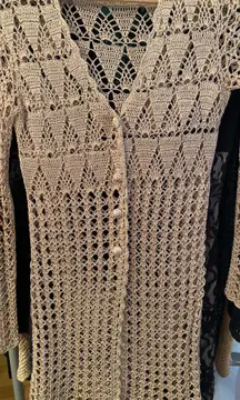 Knit Open-front Cardigan / Sweater