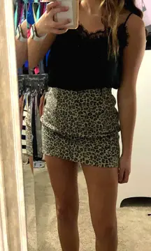 Cheetah Skirt Size 9