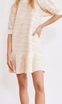 NWT Cotton Blend River Puff Sleeve Mini Dress XL