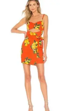 Privacy Please  Haven Dress Citrus Blood Orange Size XS