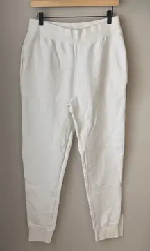 Champion White Reverse Weave Heavyweight Sweatpants