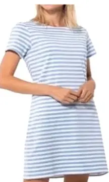 Sail to‎ Sable Blue and White Striped Dress