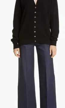 KHAITE WIDE LEG HIGH WAIST JEANS size 29 NWOT minimalist preppy school work blog