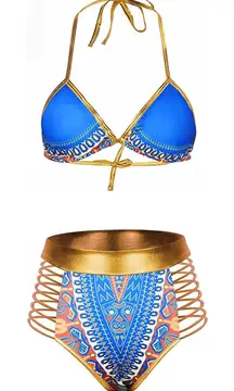 Boutique Blue Bikini Set