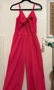hot pink romper