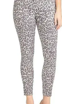 Nine West Gramercy Skinny Ankle Leopard Print Jeans