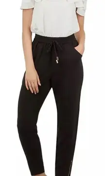 Ted Baker Toriil Ruffled Cold-Shoulder Jumpsuit Black / Gray‎ Size 0 / US 2