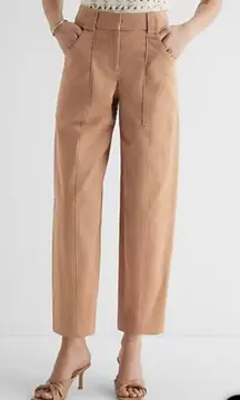Express super high rise utility trouser tan size 10