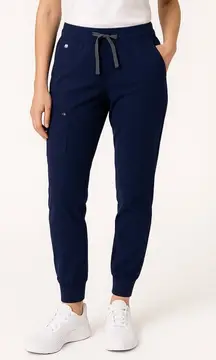 FIGS Women’s Jogger Scrub Pants M Regular Navy – Athleisure Workwear Medicalcore