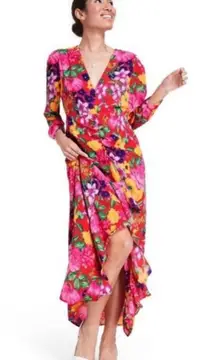 Rixo Dresses Rixo X Target Red Floral Samba Dress