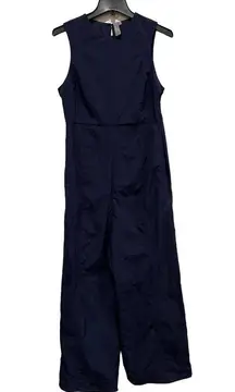 SWEATY BETTY Air Flow Wide Leg Jumpsuit In Navy Blue (S)