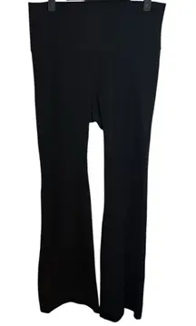 Fabletics Pureluxe Black High Waisted Flare Leggings