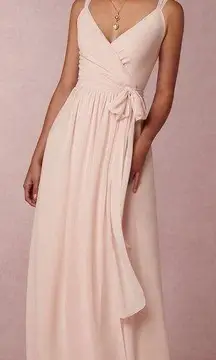 Ceremony Joanna August wrap cadence pink chiffon S