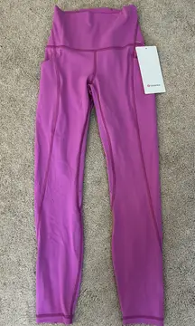 Lululemon Pink Align High-Rise Pants 25" pockets