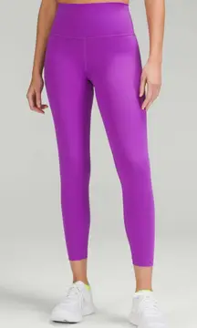 Lululemon Wunder Train High-Rise Tight 25" Moonlit Magenta