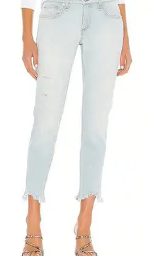 rag & bone Women's Dre Low Rise Slim Boyfriend Distressed Jeans 30 in Melrose‎