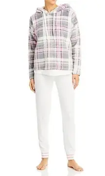 AQUA LOUNGE SLEEP FLEECE HOODIE SIZE SMALL