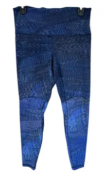 Lululemon Athletica Navy Patterned Leggings